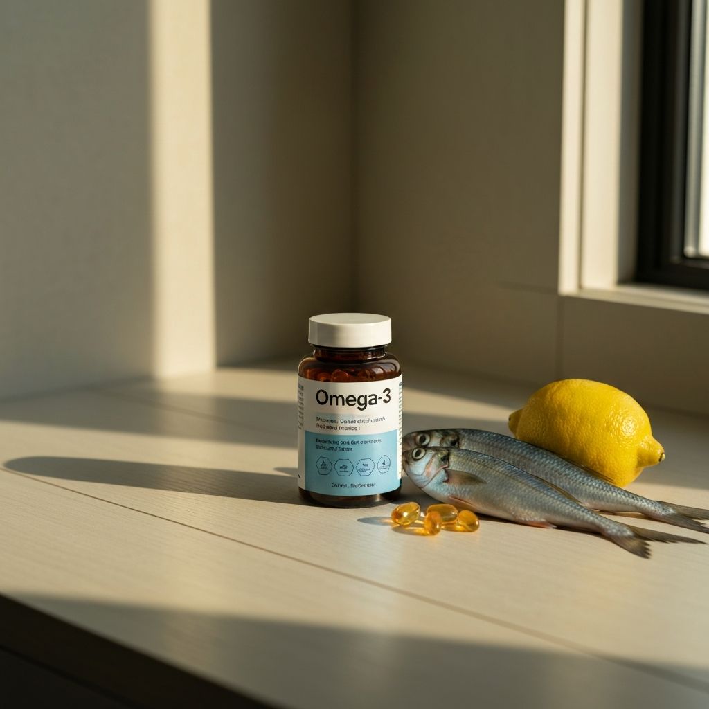 Omega-3 suplement z rybą i cytryną