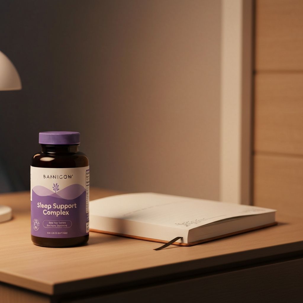 Kompleks do spania z lawendą na nocnym stoliku