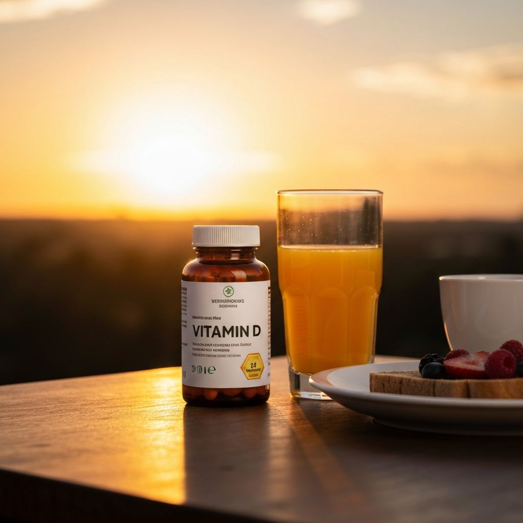 Witamina D3 suplement wieczorowy w butelce